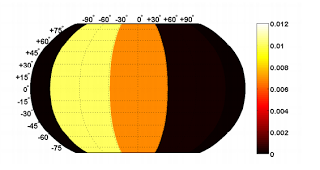 Cloud map of a planet