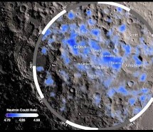 Imagen de Agua terrestre en basaltos lunares