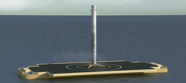 La diana de SpaceX