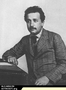 Joven Albert Einstein en la oficina de patentes. 
[<a href=http://www.th.physik.uni-frankfurt.de/%7Ejr/physpiceinstein.html target=_blank><u>Ms informacin</u></a>]
