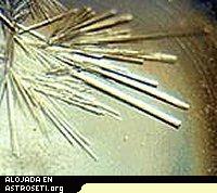 en el entorno de microgravedad del Space Shuttle, los investigadores han sido capaces de hacer crecer cristales macromoleculares con una gran precisión. De esta manera, usando un proceso llamado "X-ray crystallography" (Cristalografía de rayos X), pueden crear un mapa de la estructura de las proteínas y aumentar el conocimiento que tienen sobre como funcionan. <A HREF=http://www.microgravity.com/biophysics.html target=_blank>Más información</a>.