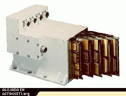 <a href=http://science.nasa.gov/headlines/y2005/images/eaftc/flightchassis.jpg target=_blank>Computadoras de la EAFTC</a> en un chasis listo para el vuelo espacial. 
<i>Crditos: NASA/Honeywell. </i>

