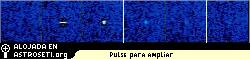 La explosin de la Turida lunar del 7 Nov., en forma de secuencia de 6 imgenes de vdeo en falso color. 
<i>Crditos: Wes Swift/NASA.</i>
