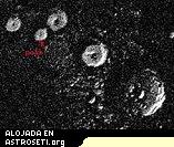 Imgenes de radar de los <a href=http://science.nasa.gov/headlines/y2006/images/mercury/merc_fig2sm.jpg target=_blank>crteres del polo norte de Mercurio</a>. Los rasgos brillantes podran ser depsitos de hielo. 
[<a href=http://www.naic.edu/%7epradar/radarpage.html target=_blank>Ms informacin</a>] 
