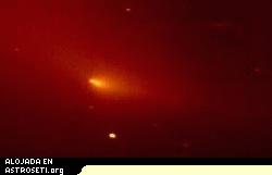 <a href= http://www.cometography.com/pcomets/073p.html target=_blank>El cometa 73P</a> rompindose en 1995. 
<i>Crdito: Jim V. Scotti. </i>

