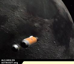 LCROSS se aproxima a la luna...