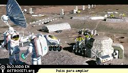 <a href= http://www.spaceflight.nasa.gov/gallery/images/mars/lunaractivities/html/s99_04195.html  target=_blank>Minera lunar</a>, un concepto artstico.