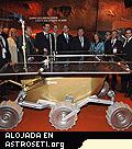 El concepto del rover Exo Mars es la atracción estrella en el Pabellón del Espacio.