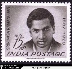 Estampilla lanzada por el Correo Postal de la India en celebracin del septuagsimo quinto aniversario de su nacimiento.