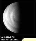 Vista en ultravioleta del polo sur de Venus