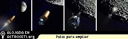 Interpretacin artstica del LCROSS en accin. 
[<a href=http://www.nasa.gov/centers/ames/multimedia/images/2006/lunarorbiter.html target=_blank>Ms informacin</a>]
