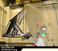 Los dos espejos fueron probados a fondo en el Gran Simulador Espacial, en el ESTEC.
