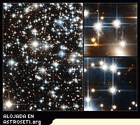 Vista del Hubble de las estrellas mas débiles en un antiguo cúmulo globular.