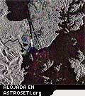 Imagen radar de Envisat del Canal de Panamá.