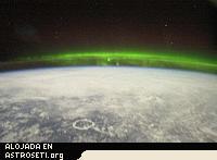 Aurora boreal sobre Canadá