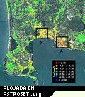 Mapa de la anomalía del área de los campos