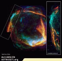 La supernova más antigua registrada, desvelada por el XMM-Newton y el Chandra