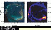 Imágenes de XMM-Newton y MOST del remanente de supernova