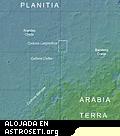 Mapa contextual de la región de Cydonia