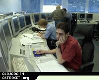 La sala de control de la Mars Express en el ESOC