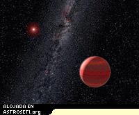 Estrella enana roja CHRX 73 y objeto acompaante