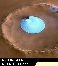 Hielo de agua residual en el Cráter de Vastitas Borealis