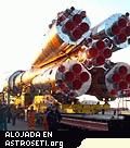 MetOp es colocado en la plataforma de lanzamiento