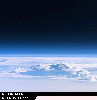 La atmósfera terrestre vista desde el espacio