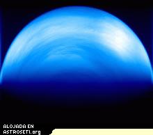 Formaciones atmosféricas en forma de rayas en Venus.
Crédito: ESA/VIRTIS/INAF-IASF/Obs. de Paris-LESIA