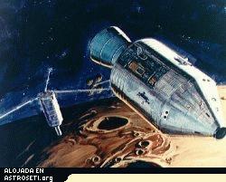 Un subsatlite Apolo deja el Mdulo de Servicio. Concepcin artstica. 
[<a href=http://nssdc.gsfc.nasa.gov/database/MasterCatalog?sc=1971-063D target=_blank>Ms informacin</a>]
