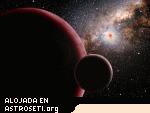 Concepción artística de una “super-Tierra” orbitando a una estrella enana roja a una distancia de 9000 años-luz. El planeta con una masa 13 veces la de la Tierra fue detectado a partir de una búsqueda de fenómenos de microlentes gravitatorias, en los que la gravedad de una estrella en primer plano distorsiona la luz de una estrella más lejana.
Créditos: David A. Aguilar (CfA)