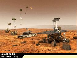 Imagen generada por ordenador de los planes de misión semi-autónoma que ahora desarrollan los exploradores de Marte gemelos Spirit y Oportunity.
Crédito: Maas/NASA/JPL
