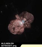 Espectaculares remanentes de gas de la estrella en explosión.
Crédito de la imagen: Hubble