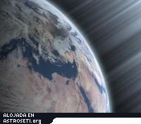 La radiación cósmica que penetra en la atmósfera promueve la formación de nubes que tienen un efecto refrescante sobre el clima de la Tierra.
Crédito: Danish National Space Center