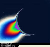 <p>Las fuentes del fino aerosol de material que se eleva sobre la región polar sur de Encelado.</p>