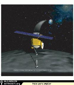 Concepto artstico de la nave OSIRIS tomando una muestra del asteroide RQ36.
Crditos: NASA/U. de Arizona