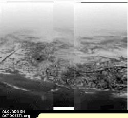 <p>Titán vista por la Huygens. Créditos: NASA/JPL/Universidad de Arizona</p>