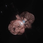 Espectaculares restos de gas de la explosión de una estrella.
Crédito de la imagen: Hubble