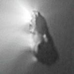 Ncleo de roca helada del Cometa Halley.