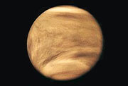 Imagen ultravioleta de Venus obtenida por el Pioneer 12.
Crédito por la imagen: BNSC