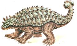 Anquilosaurio, un herbívoro acorazado y equipado con una cola con un mazo