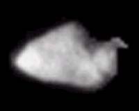 Primeras imgenes del asteroide Annefrank tomadas por la Stardust.
Crdito: NASA/JPL, U. Wash