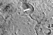Crater marciano Gusev.
Crédito: NASA, SpaceDaily