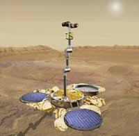 Los pequeños módulos de descenso “scout”, son uno de los proyectos de la futuras misiones SCOUT. La misión tiene dos metas: Una, estudiar la historia geológica del agua, la clave para entender la historia de los cambios climáticos. Y dos, buscar evidencia de una zona habitable, que podría existir cerca del suelo congelado, el