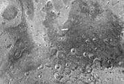 Region marciana <i>Meridiani Planum</i>.
Credito: NASA/JPL/ASU