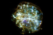 Una supernova.
Crdito imagen: NASA/CXC/Rutgers/J. Hughes
