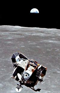 Mirando hacia atrás. Crédito: NASA