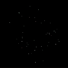 Esta imagen del Observatorio de rayos X Chandra de una observación de 27.7 horas de una región en la dirección de la constelación Canes Venatici, cerca de la Osa Mayor, muestra más o menos 3 docenas de fuentes de rayos X. Algunas de ellas eran demasiado débiles como para verlas por telescopios ópticos como el telescopio espacial Hubble y el telescopio de 10 metros Keck, en Hawaii. Esta nueva clase de fuentes podría representar a algunos de los objetos más distantes jamás detectados