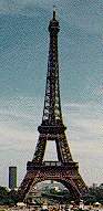 En 1895 Konstantin Tsiolkovsky contempl la Torre Eiffel en Pars y la imagin atada a un castillo celestial al final de un cable en forma de huso, con el "castillo" orbitando la tierra en una rbita geosncrona. La visin moderna de una torre espacial de 50 km --el ancla necesaria para cualquier ascensor espacial--es mucho ms alta que la Torre  Eiffel. <A HREF= http://liftoff.msfc.nasa.gov/academy/TETHER/spacetowers.html target=_blank>[ms informacin]</A> 