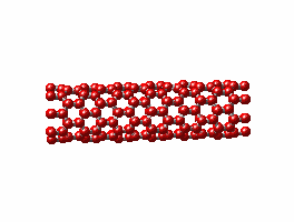 La estructura de los tomos de carbono en un nanotubo de carbono es como un panel para colgar otras clases de tomos y molculas para darle al nanotubo propiedades especiales qumicas, elctricas o trmicas. Derechos de Autor Prof. Vincent H. Crespi Departamento de Fsica Universidad Estatal de Pennsylvania. <A HREF= http://nanotech-now.com/nanotube-buckyball-sites.htm>[ms]</A>